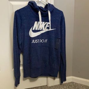 Nike blue pullover hoodie